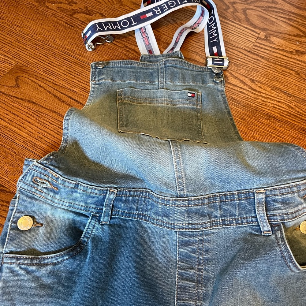 Tommy Hilfiger denim overalls size girls L